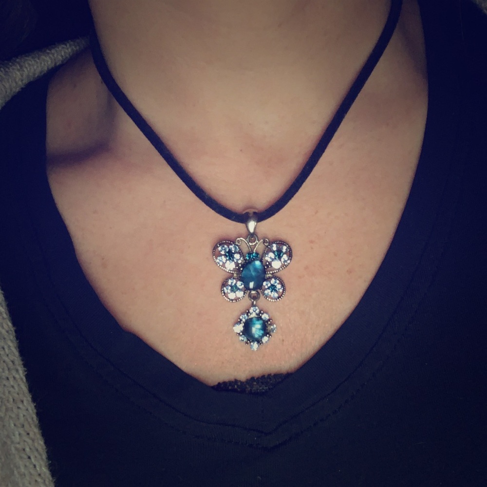 Beautiful butterfly necklace